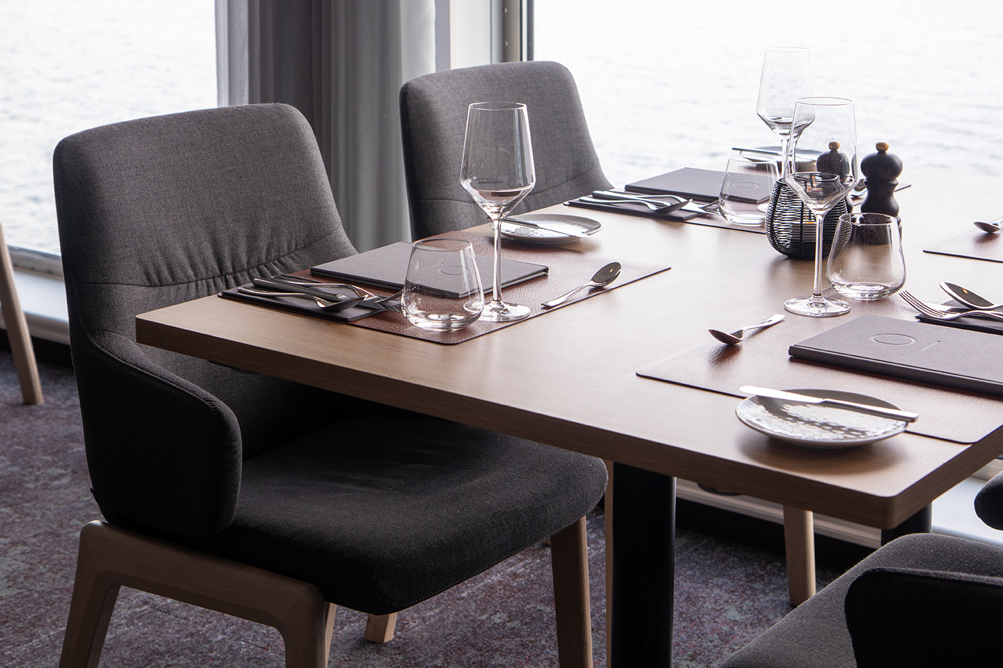 Stressless Mint dining chairs on board Havila Polaris